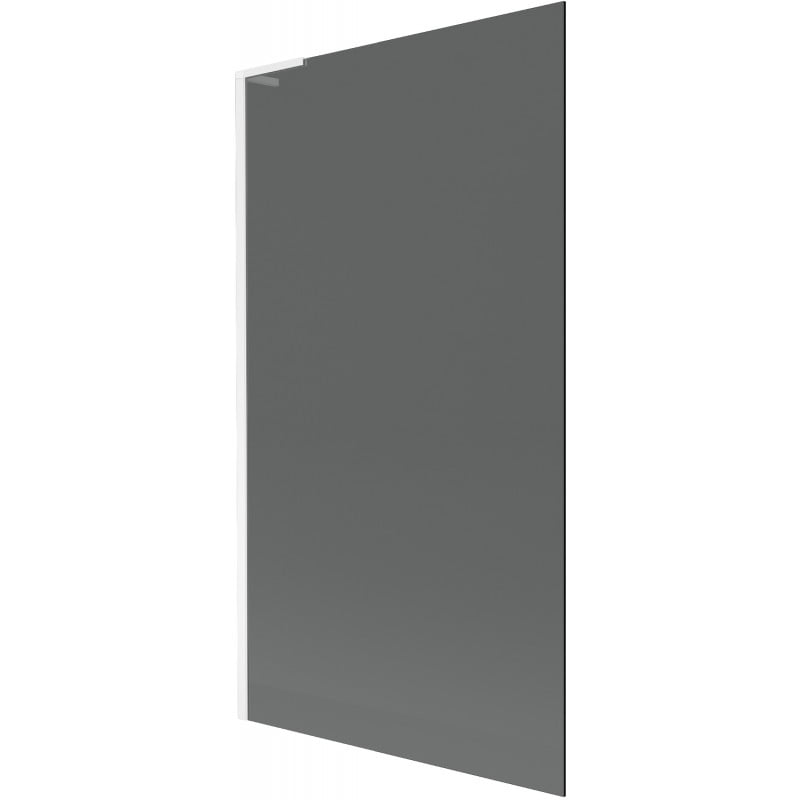 Mexen Next L Duschabtrennung 1-flügelig 100 x 150 cm, Graphit, Weiß - 895-100-000-03-40-20