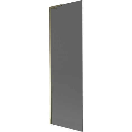Mexen Next L Badewannenwand 1-flügelig 60 x 150 cm, graphit, gold - 895-060-000-03-40-50