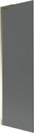 Mexen Next L Badewannenwand 1-flügelig 60 x 150 cm, graphit, gold - 895-060-000-03-40-50