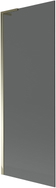 Mexen Next L Badewannen-Faltwand 1-flügelig 70 x 150 cm, Graphit, Gold - 895-070-000-03-40-50