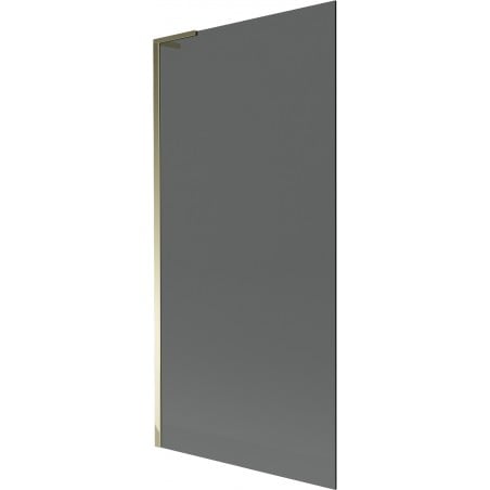 Mexen Next L Badewannenfaltwand 1-flügelig 90 x 150 cm, Graphit, Gold - 895-090-000-03-40-50
