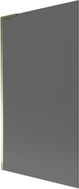 Mexen Next L Badewannenfaltwand 1-flügelig 100 x 150 cm, grafit, gold - 895-100-000-03-40-50