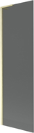 Mexen Next L Badewannenabtrennung 1-flügelig 60 x 150 cm, grafit, gebürstetes Gold - 895-060-000-03-40-55