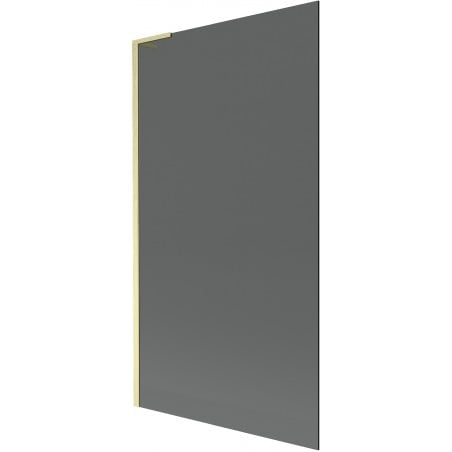 Mexen Next L Badewannenfaltwand 1-flügelig 100 x 150 cm, grafit, gold gebürstet - 895-100-000-03-40-55