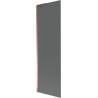 Mexen Next L Badewannenfaltwand 1-flügelig 60 x 150 cm, Graphit, Roségold - 895-060-000-03-40-60