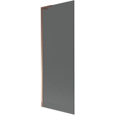 Mexen Next L Badewannenabtrennung, 1-flügelig, 70 x 150 cm, Graphit, Roségold - 895-070-000-03-40-60