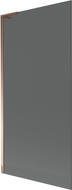 Mexen Next L Badewannenfaltwand 1-flügelig 90 x 150 cm, Graphit, Roségold - 895-090-000-03-40-60