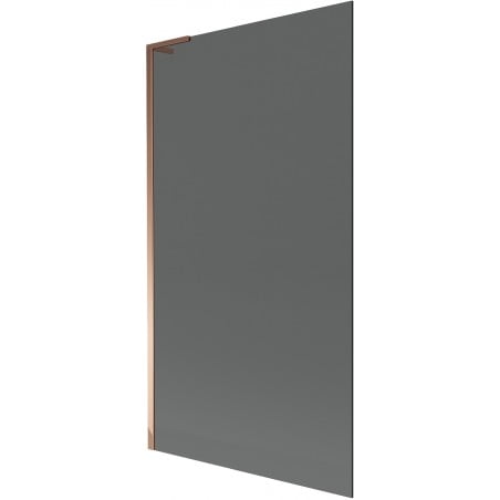 Mexen Next L Badewannenfaltwand 1-flügelig 100 x 150 cm, Graphit, Roségold - 895-100-000-03-40-60