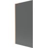 Mexen Next L Badewannenabtrennung 1-flügelig 90 x 150 cm, Graphit, gebürstetes Kupfer - 895-090-000-03-40-65