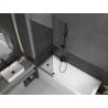 Mexen Next L Badewannen-Faltwand 1-teilig 60 x 150 cm, Graphit, geschliffen Gun Gray - 895-060-000-03-40-66