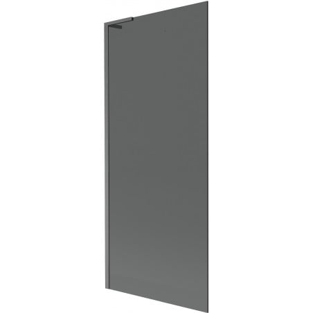 Mexen Next L Badewannenfaltwand 1-teilig 80 x 150 cm, grafit, gebürstet Gun Gray - 895-080-000-03-40-66