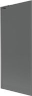 Mexen Next L Badewannenfaltwand 1-teilig 80 x 150 cm, grafit, gebürstet Gun Gray - 895-080-000-03-40-66