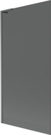 Mexen Next L Duschwand 1-flügelig 90 x 150 cm, Graphit, gebürstetes Gun Gray - 895-090-000-03-40-66