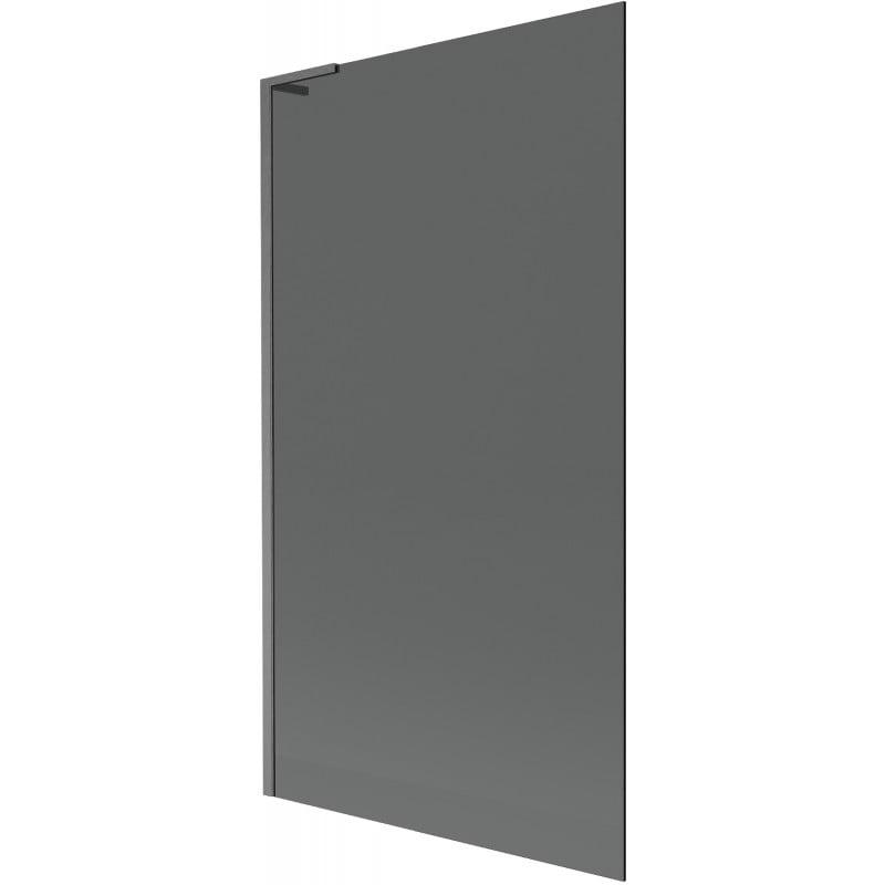 Mexen Next L Badewannenabtrennung 1-flügelig 100 x 150 cm, grafit, gebürstetes Gun Gray - 895-100-000-03-40-66