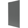Mexen Next L Badewannenabtrennung 1-flügelig 100 x 150 cm, grafit, gebürstetes Gun Gray - 895-100-000-03-40-66