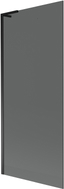 Mexen Next L Badewannenfaltwand 1-flügelig 80 x 150 cm, Graphit, Schwarz - 895-080-000-03-40-70