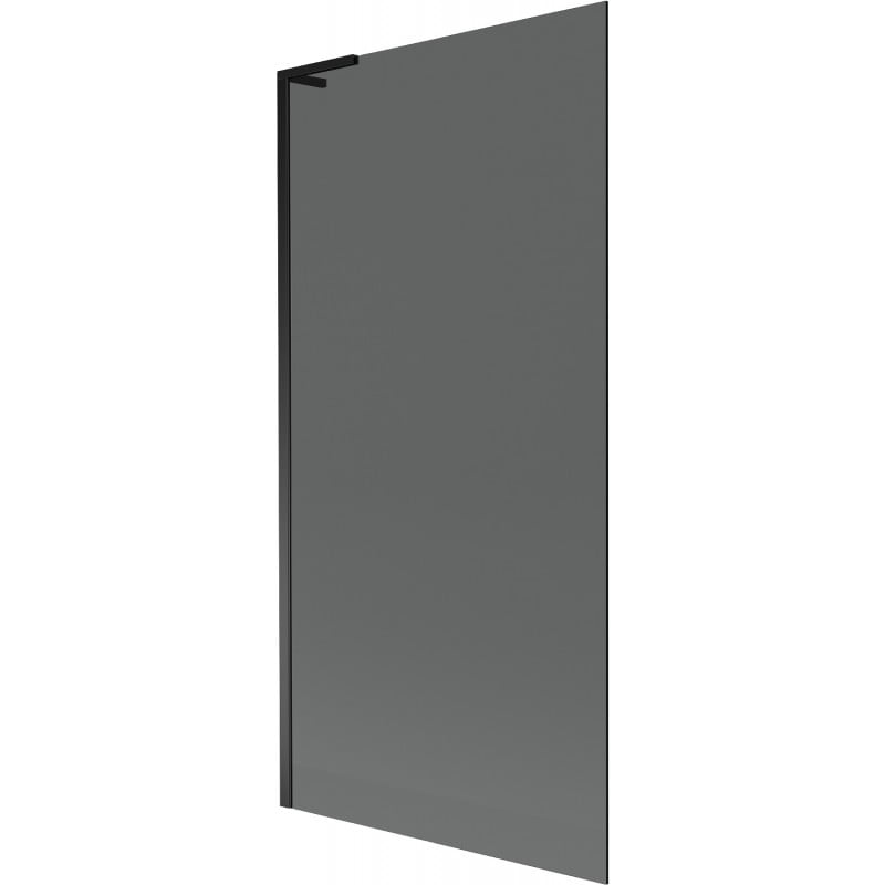Mexen Next L Badewannenabtrennung 1-flügelig 90 x 150 cm, Graphit, Schwarz - 895-090-000-03-40-70