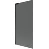 Mexen Next L Badewannenabtrennung 1-flügelig 90 x 150 cm, Graphit, Schwarz - 895-090-000-03-40-70