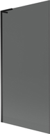 Mexen Next L Badewannenabtrennung 1-flügelig 90 x 150 cm, Graphit, Schwarz - 895-090-000-03-40-70