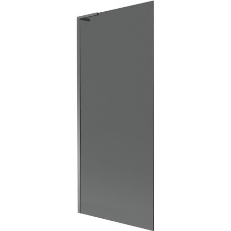 Mexen Next L Badewannenfaltwand 1-flügelig 80 x 150 cm, Graphit, Gun Metal - 895-080-000-03-40-95