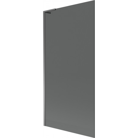 Mexen Next L Badewannenfaltwand 1-flügelig 90 x 150 cm, graphit, Gun Metal - 895-090-000-03-40-95