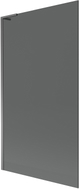 Mexen Next L Badewannenfaltwand 1-flügelig 100 x 150 cm, Graphit, Gun Metal - 895-100-000-03-40-95