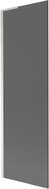 Mexen Next L Badewannenfaltwand 1-flügelig 60 x 150 cm, graphit, gebürsteter Nickel - 895-060-000-03-40-97