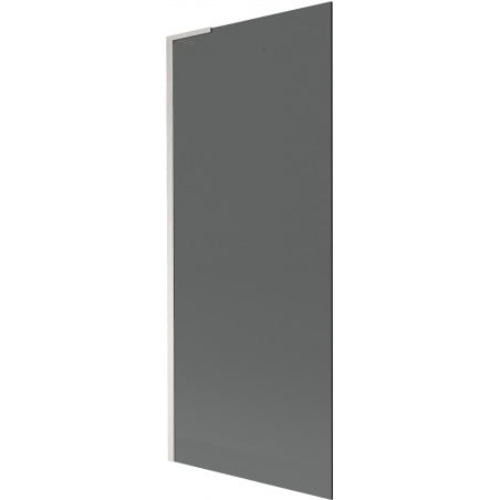 Mexen Next L Badewannenfaltwand 1-flügelig 80 x 150 cm, graphit, gebürsteter Nickel - 895-080-000-03-40-97