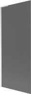 Mexen Next L Badewannenfaltwand 1-flügelig 80 x 150 cm, graphit, gebürsteter Nickel - 895-080-000-03-40-97