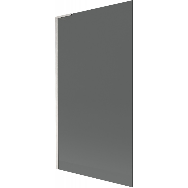 Mexen Next L Badewannenwand 1-flügelig 100 x 150 cm, grafit, gebürsteter Nickel - 895-100-000-03-40-97
