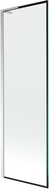 Mexen Next L Badewannenfaltwand 1-flügelig 60 x 150 cm, schwarzer Rahmen, Chrom - 895-060-000-03-70-01