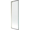 Mexen Next L Badewannenwand 1-flügelig 60 x 150 cm, schwarzer Rahmen, Gold - 895-060-000-03-70-50