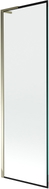 Mexen Next L Badewannenwand 1-flügelig 60 x 150 cm, schwarzer Rahmen, Gold - 895-060-000-03-70-50