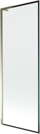 Mexen Next L Badewannenfaltwand 1-flügelig 70 x 150 cm, schwarzer Rahmen, Gold - 895-070-000-03-70-50