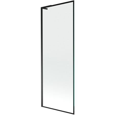 Mexen Next L Badewannenabtrennung 1-flügelig 70 x 150 cm, schwarzer Rahmen, schwarz - 895-070-000-03-70-70