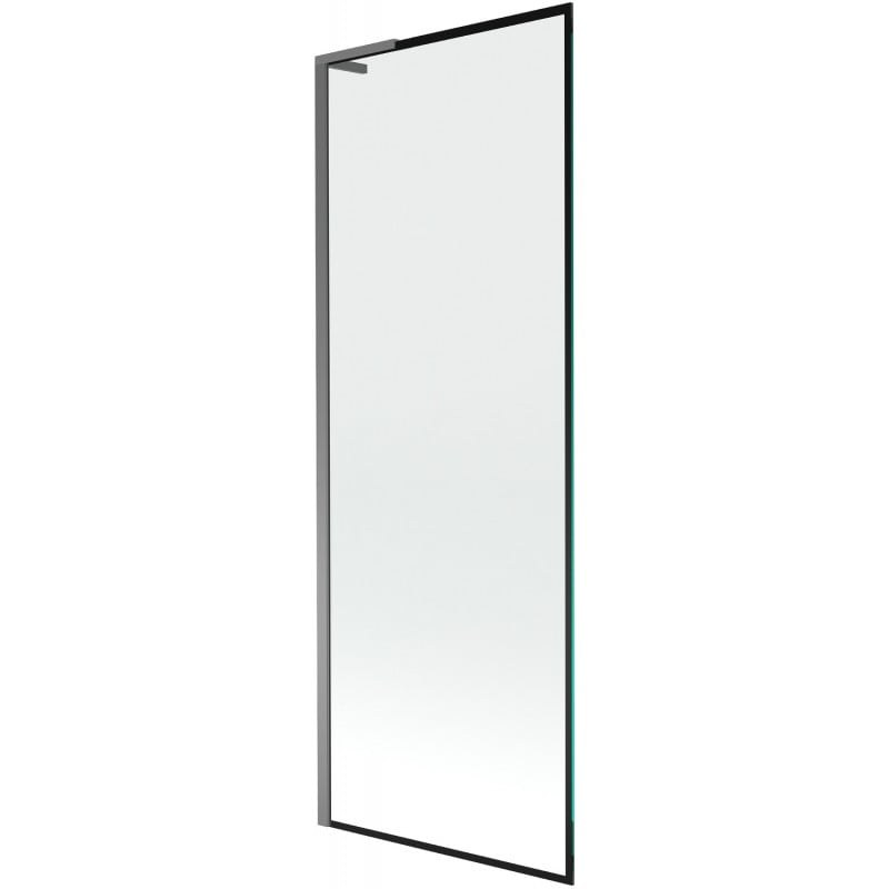 Mexen Next L Duschabtrennung 1-flügelig 70 x 150 cm, schwarzer Rahmen, Gun Metal - 895-070-000-03-70-95