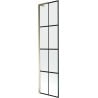 Mexen Next L Badewannenwand 1-flügelig 50 x 150 cm, schwarzes Gitter, Gold - 895-050-000-03-77-50