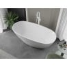 Mexen Eris freistehende Badewanne 170 x 80 cm, weiß, weißer Überlauf - 53441708000-20