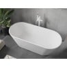 Mexen Flavia freistehende Badewanne 170 x 75 cm, weiß, Überlauf weiß - 54031708000-20