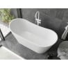 Mexen Montana freistehende Badewanne 170 x 80 cm, weiß, Überlauf weiß - 52011708000-20