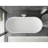 Mexen Montana freistehende Badewanne 170 x 80 cm, weiß, Überlauf weiß - 52011708000-20