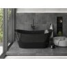 Mexen Montana freistehende Badewanne 170 x 80 cm, schwarz, schwarzer Überlauf - 52011708070-70