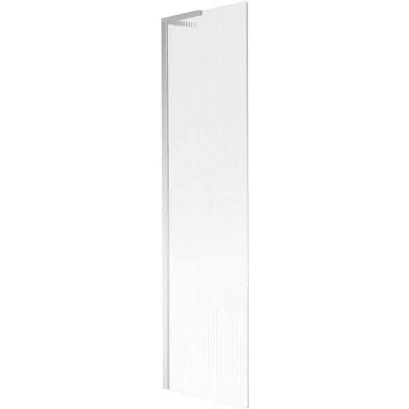 Mexen Next L 1-flügelige Badewannenabtrennung 50 x 150 cm, Streifen, Chrom - 895-050-000-03-09-01