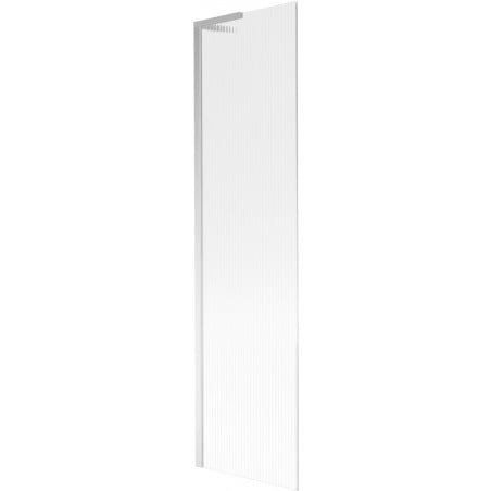 Mexen Next L 1-flügelige Badewannenabtrennung 50 x 150 cm, Streifen, Chrom - 895-050-000-03-09-01