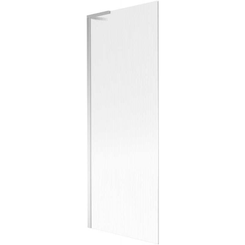 Mexen Next L Badewannenabtrennung 1-flügelig 70 x 150 cm, Streifen, Chrom - 895-070-000-03-09-01