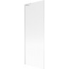 Mexen Next L Badewannenabtrennung 1-flügelig 70 x 150 cm, gestreift, weiß - 895-070-000-03-09-20