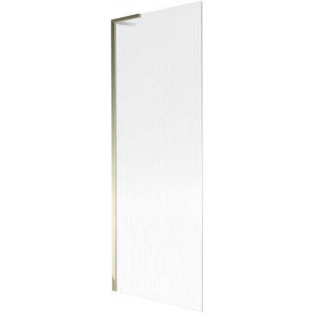 Mexen Next L Badewannenabtrennung 1-teilig 70 x 150 cm, Streifen, Gold - 895-070-000-03-09-50