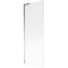 Mexen Next L Badewannenabtrennung 1-teilig 70 x 150 cm, Streifen, Gold - 895-070-000-03-09-50