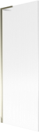 Mexen Next L Badewannenabtrennung 1-teilig 70 x 150 cm, Streifen, Gold - 895-070-000-03-09-50