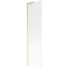 Mexen Next L Badewannenfaltwand 1-teilig 50 x 150 cm, Streifen, gebürstetes Gold - 895-050-000-03-09-55